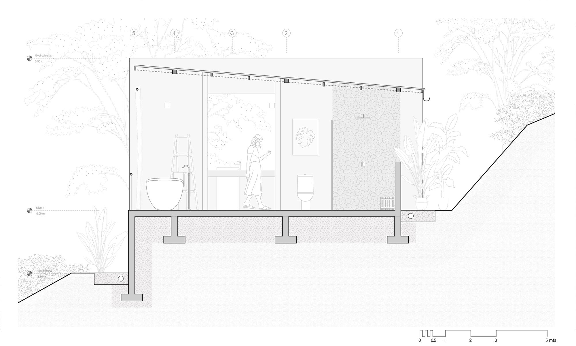 桃花心木之家丨Colombia丨PAE,Rubén Gómez Gañán-28
