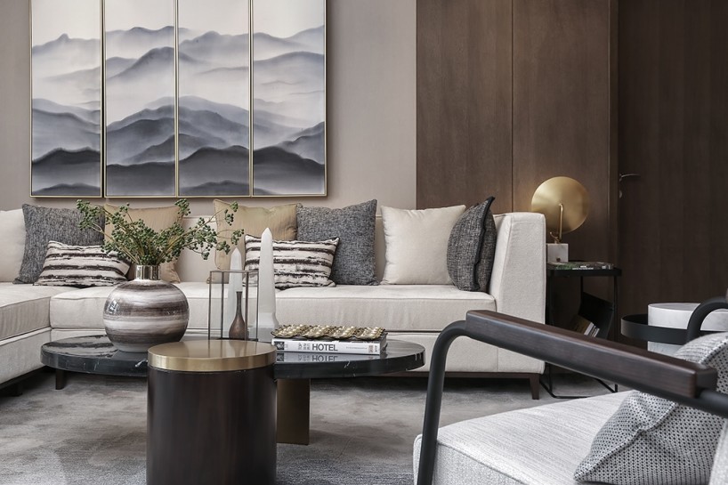 山西太原远大凤玺湾样板间——摩登东方风格-12