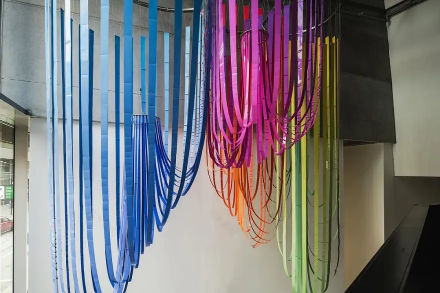 Gravity’s Rainbow纸质悬挂装置丨美国辛辛那提丨SOFTlab-3