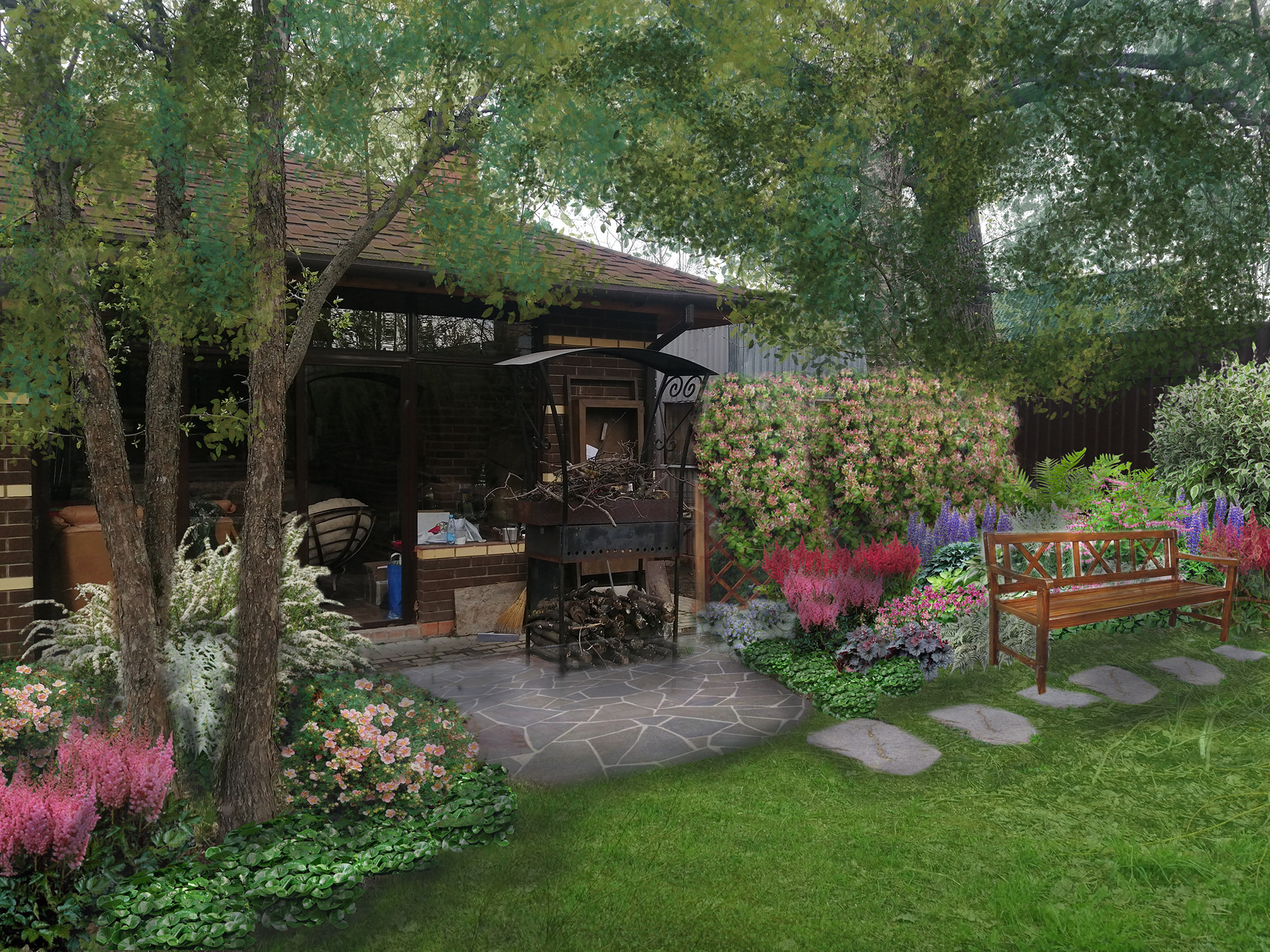 Obninsk私人花园重建-10