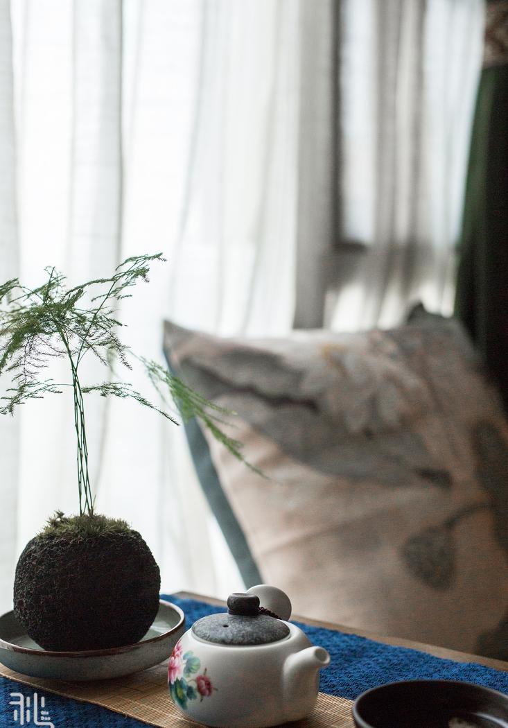 日光花园 | 自然元素融入现代家居,打造古朴生活空间-11