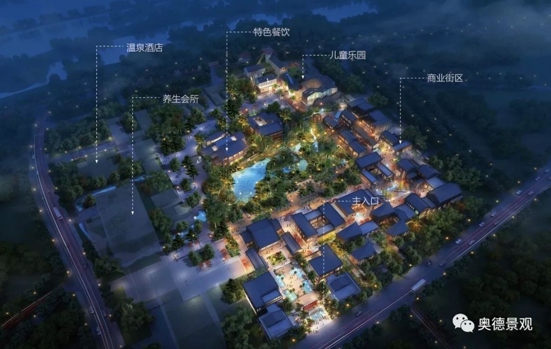 西安沣滨水镇 | 古韵新中式,生态康养的文旅小镇-32