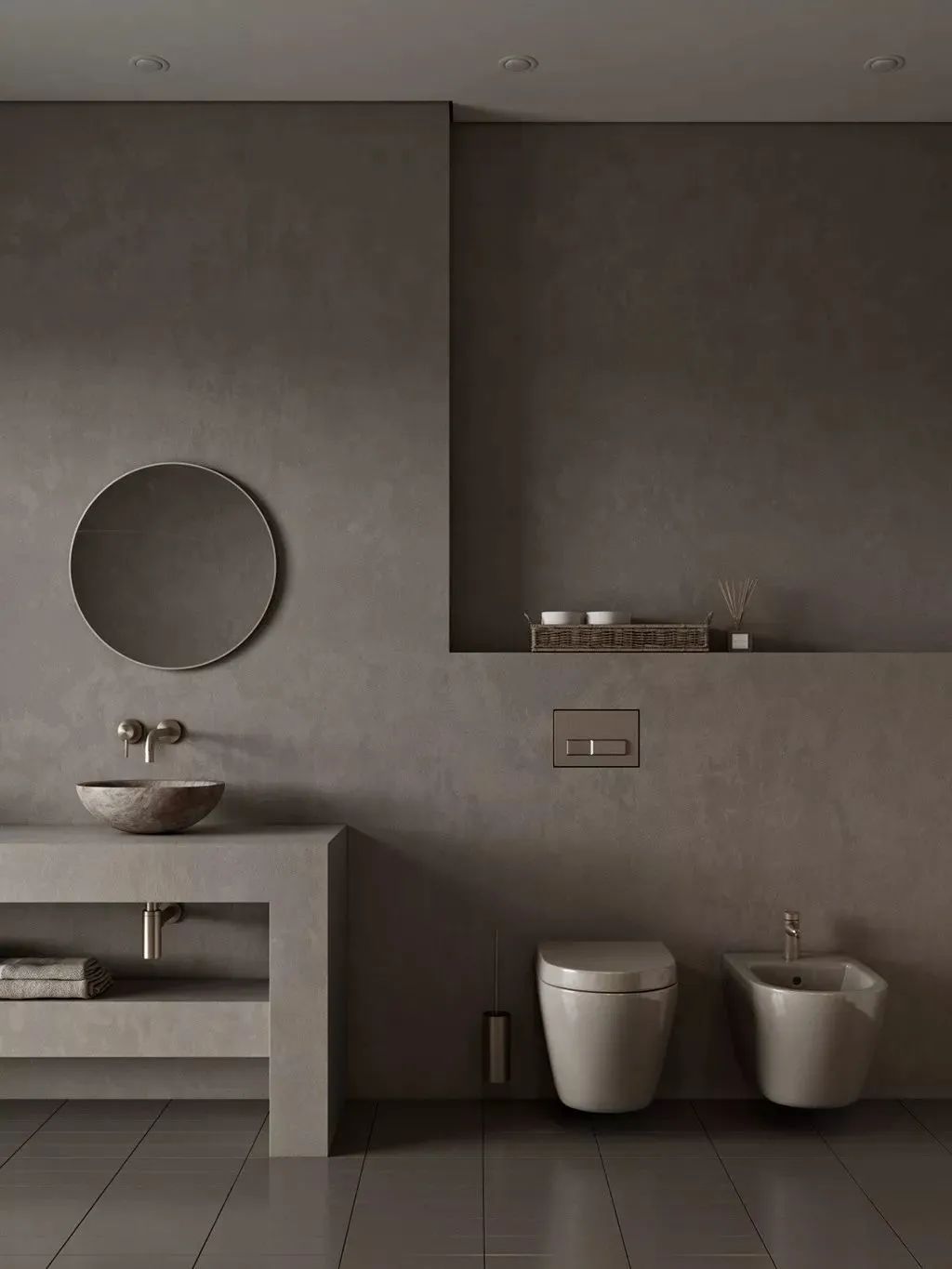 极简主义美学,打造低奢复古空间-14