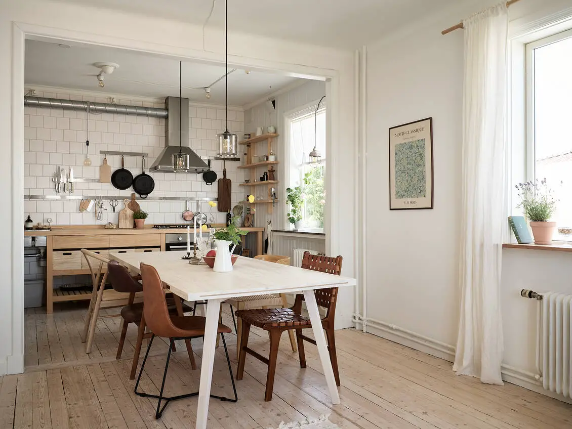 瑞典自然风公寓设计-5