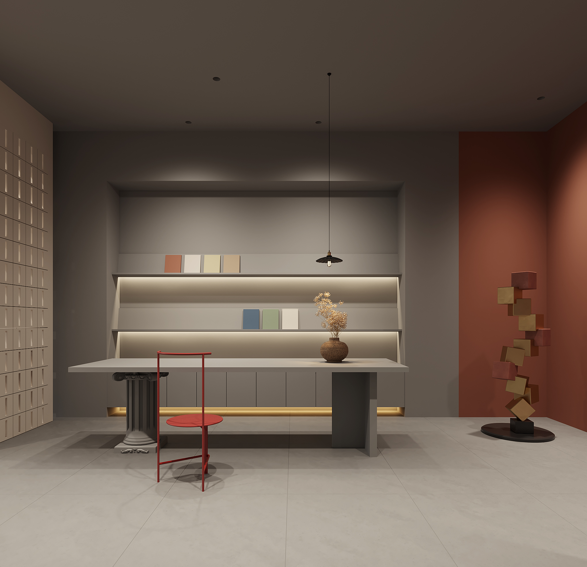 油漆展厅丨厦门共道设计事务所-28