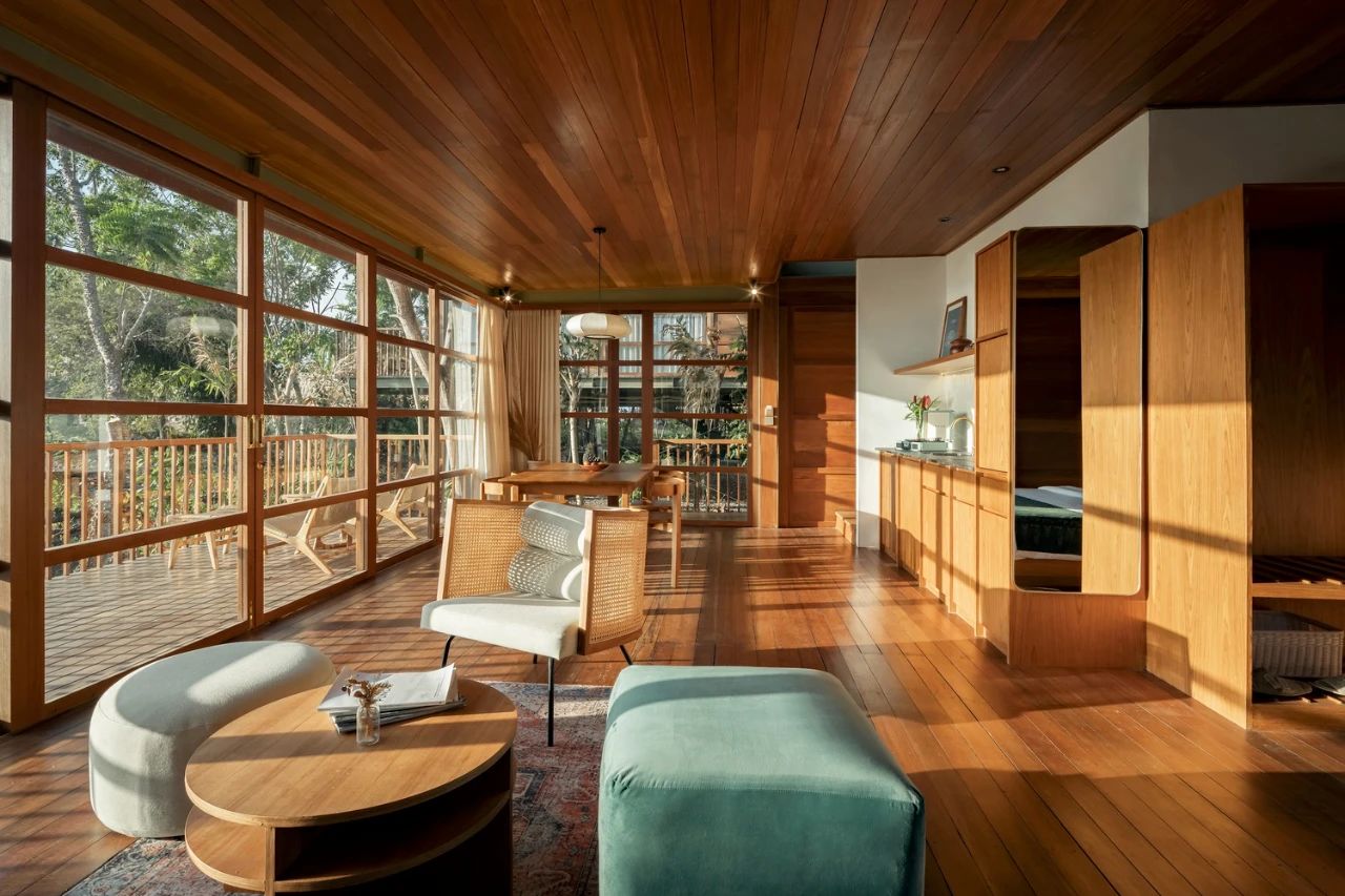 巴厘岛乌鲁瓦图树屋别墅丨印度丨Stilt Studios-19