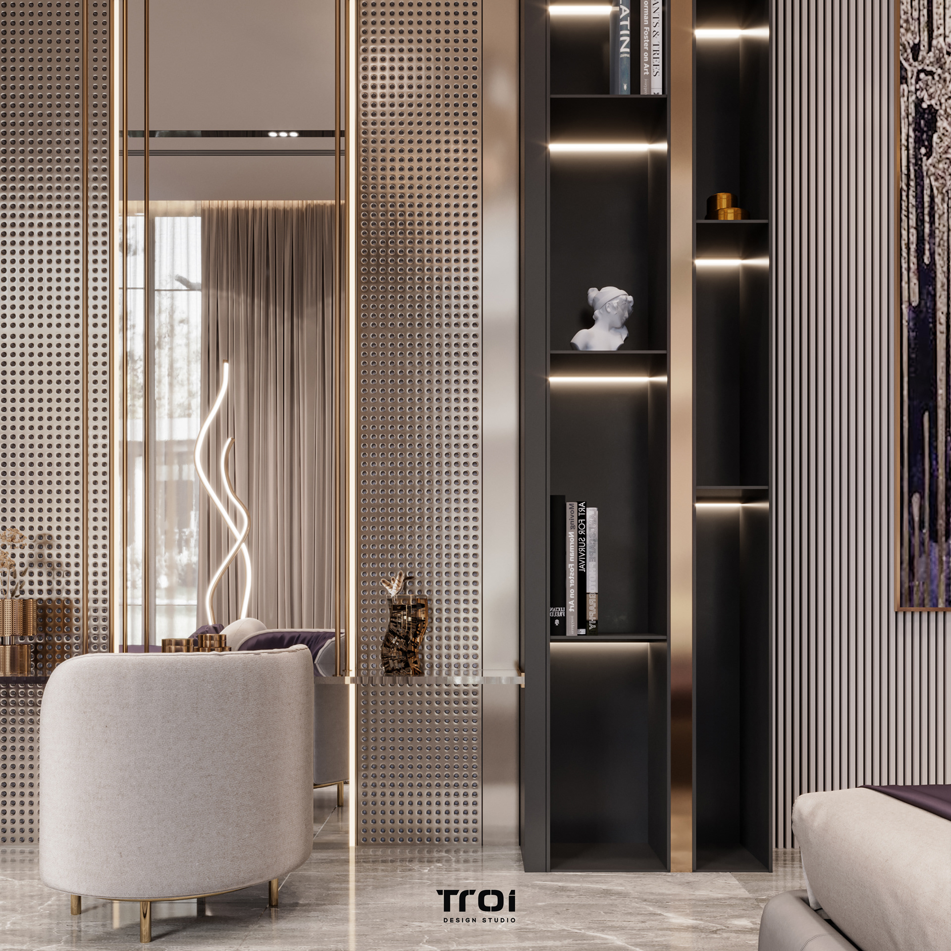 主卧室丨Oman丨Troi Design Studio-15