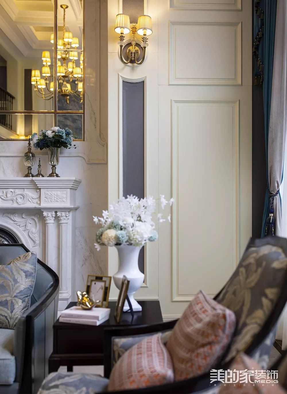 暖男标配的家 | 法式质感美式小清新混搭,打造 280㎡优雅生活空间-31