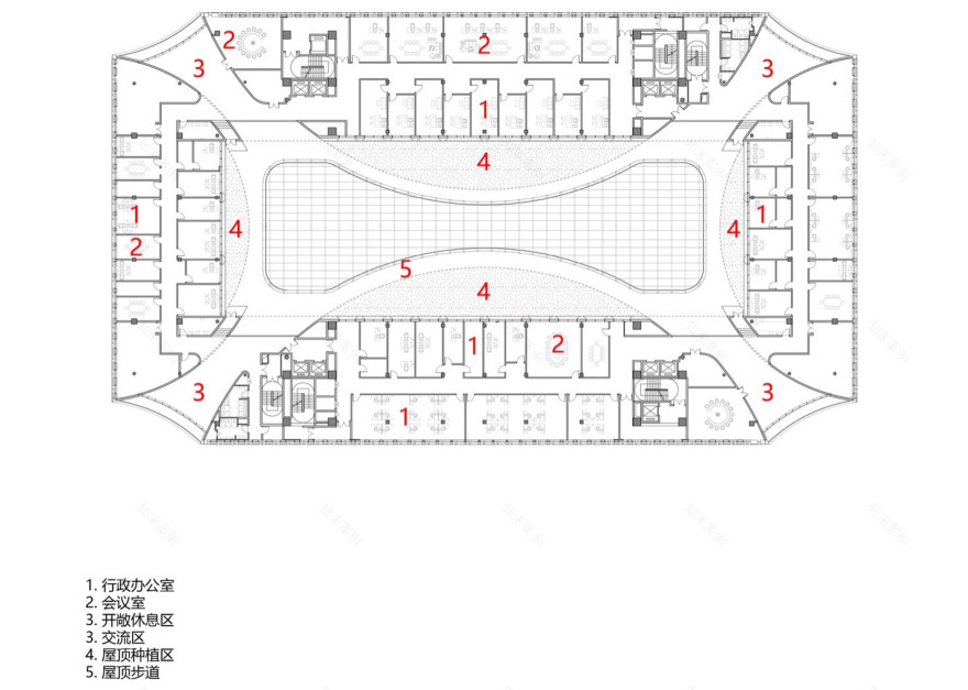 河南信息科技学院图书馆丨中国鹤壁丨同济大学建筑设计研究院(集团)有限公司 四时方院-129