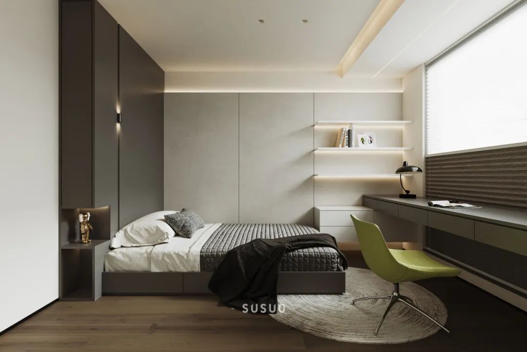 Amber Champagne · 平层设计丨中国奉节丨素说设计-16