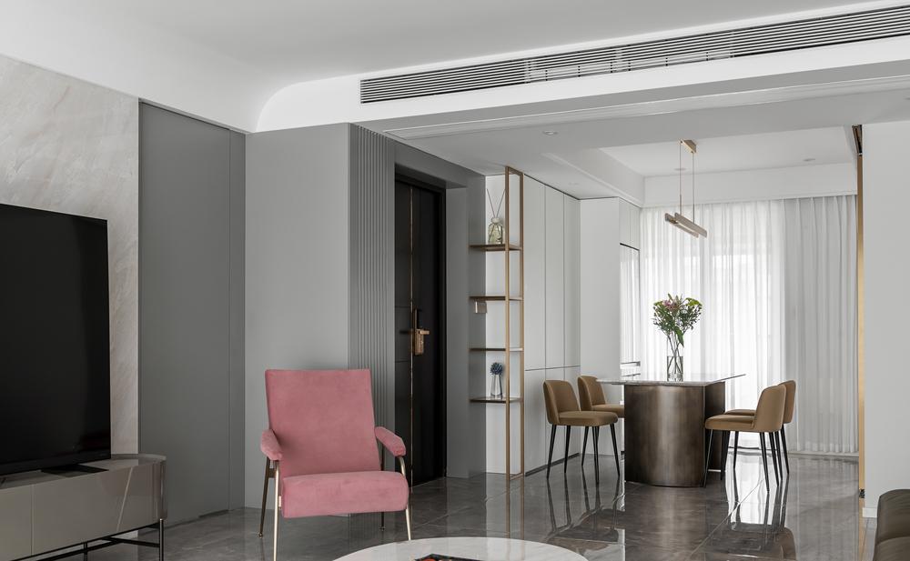 现代轻奢风四口之家设计-29