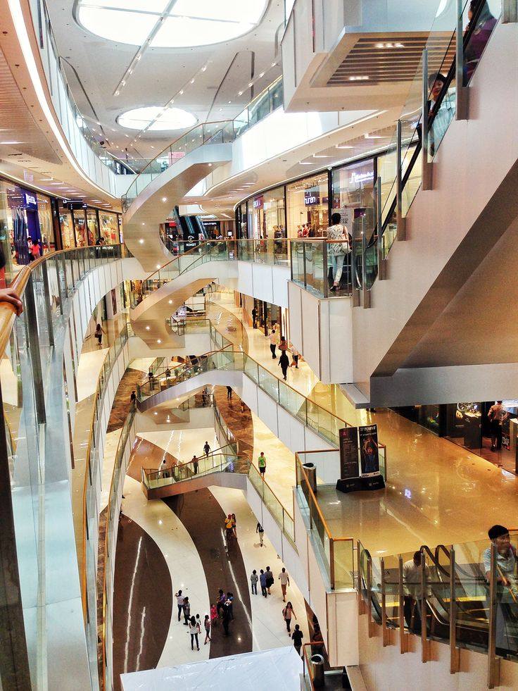 几十个超牛购物中心中庭方案-205