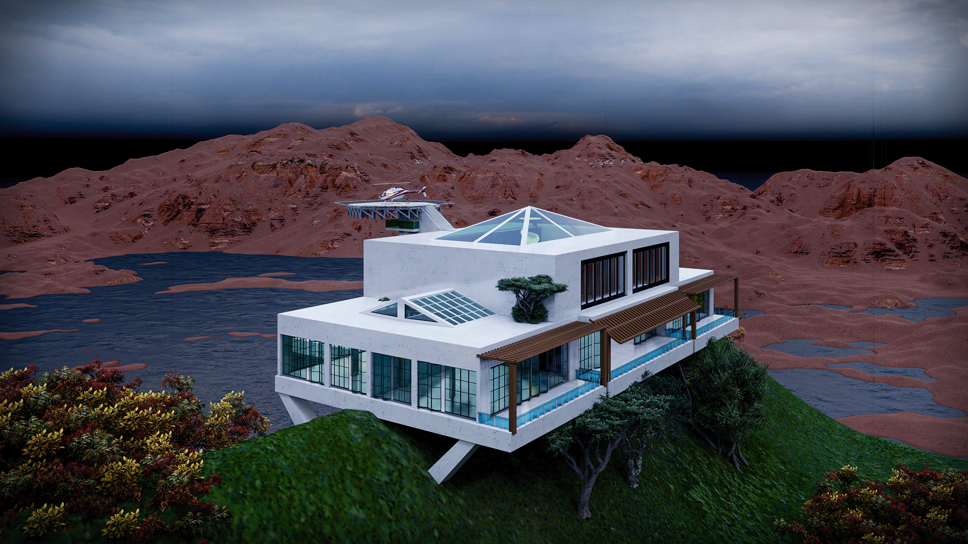 悬挂式别墅内部丨IsraelJerusalem丨Hazem Darwish-3