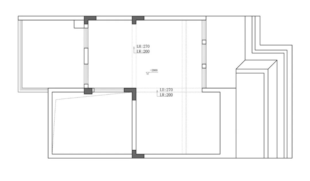 上海融信别墅极致简约设计，裸梁结构强调空间关系-46