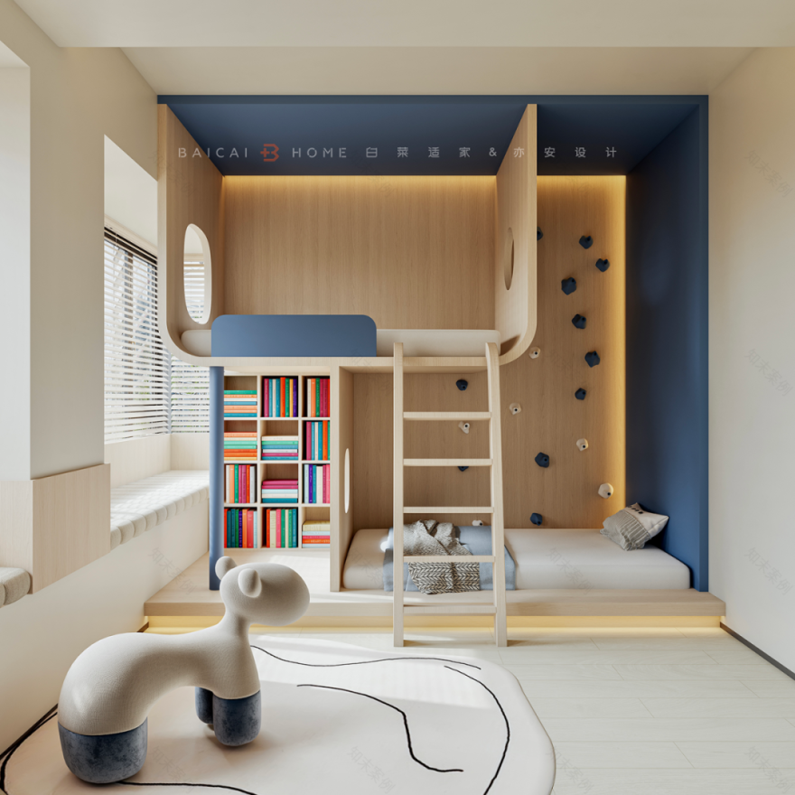 横琴府 189㎡亲子成长之家丨中国广东丨BAICAI HOME DESIGN 白菜适家-15