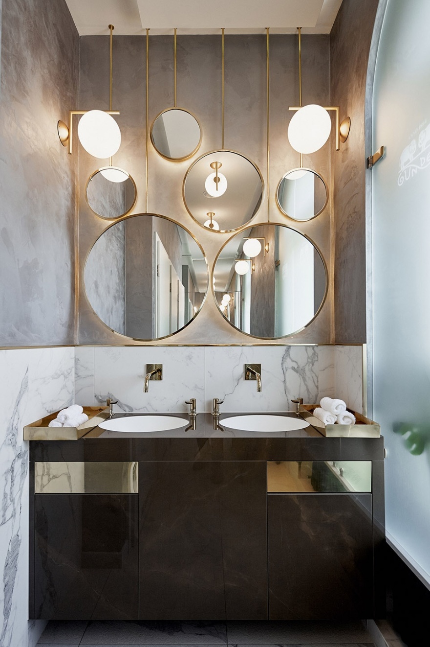 布达佩斯 Gundel 餐厅洗手间,传统与现代的完美融合-16