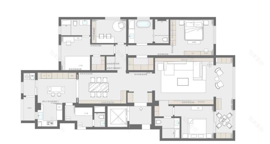 融创外滩壹号院精装豪宅改造-121