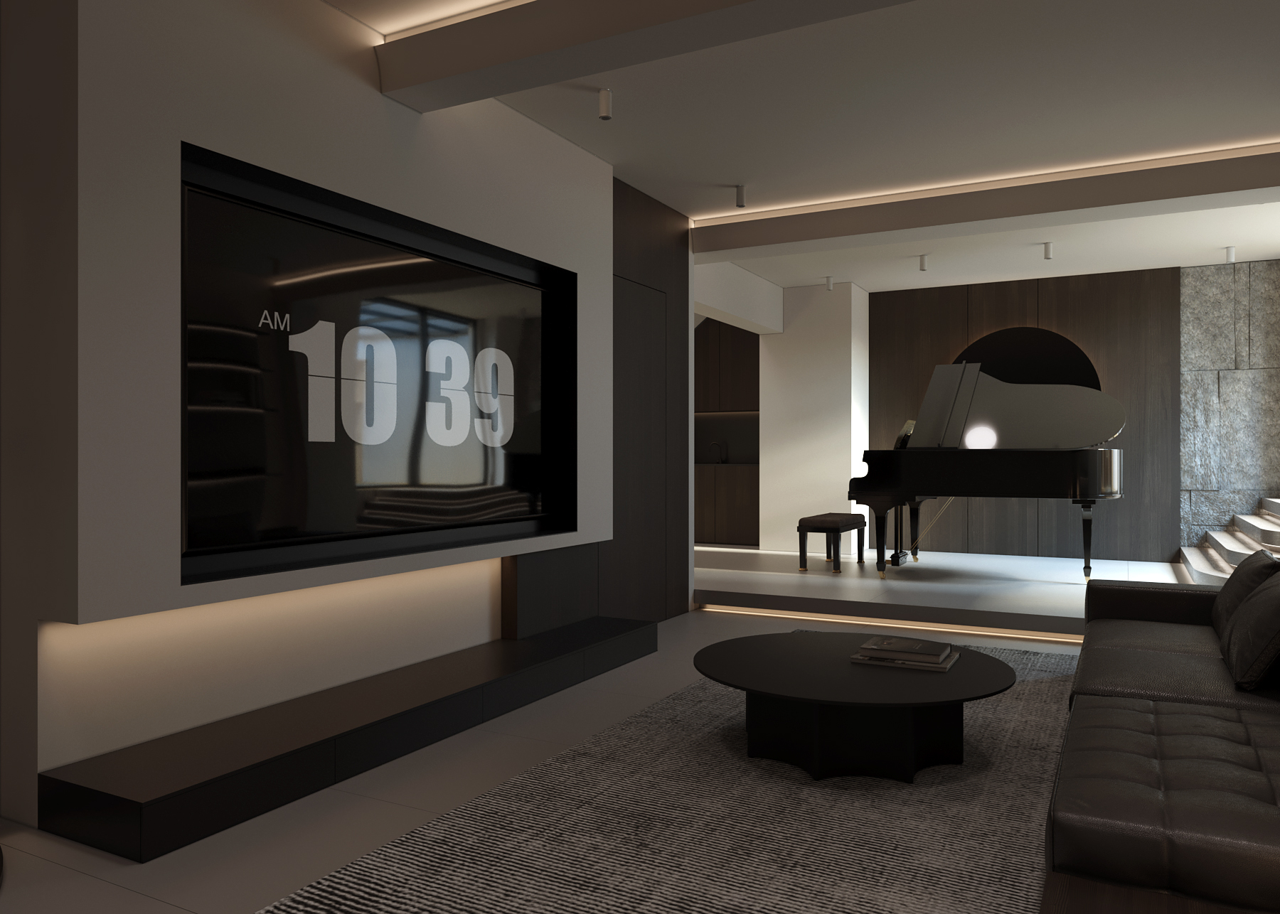 暗黑系别墅设计-6