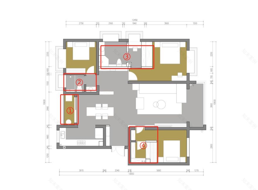 金科江湖海 143㎡现代风,舒适生活与空间功能完美融合-13