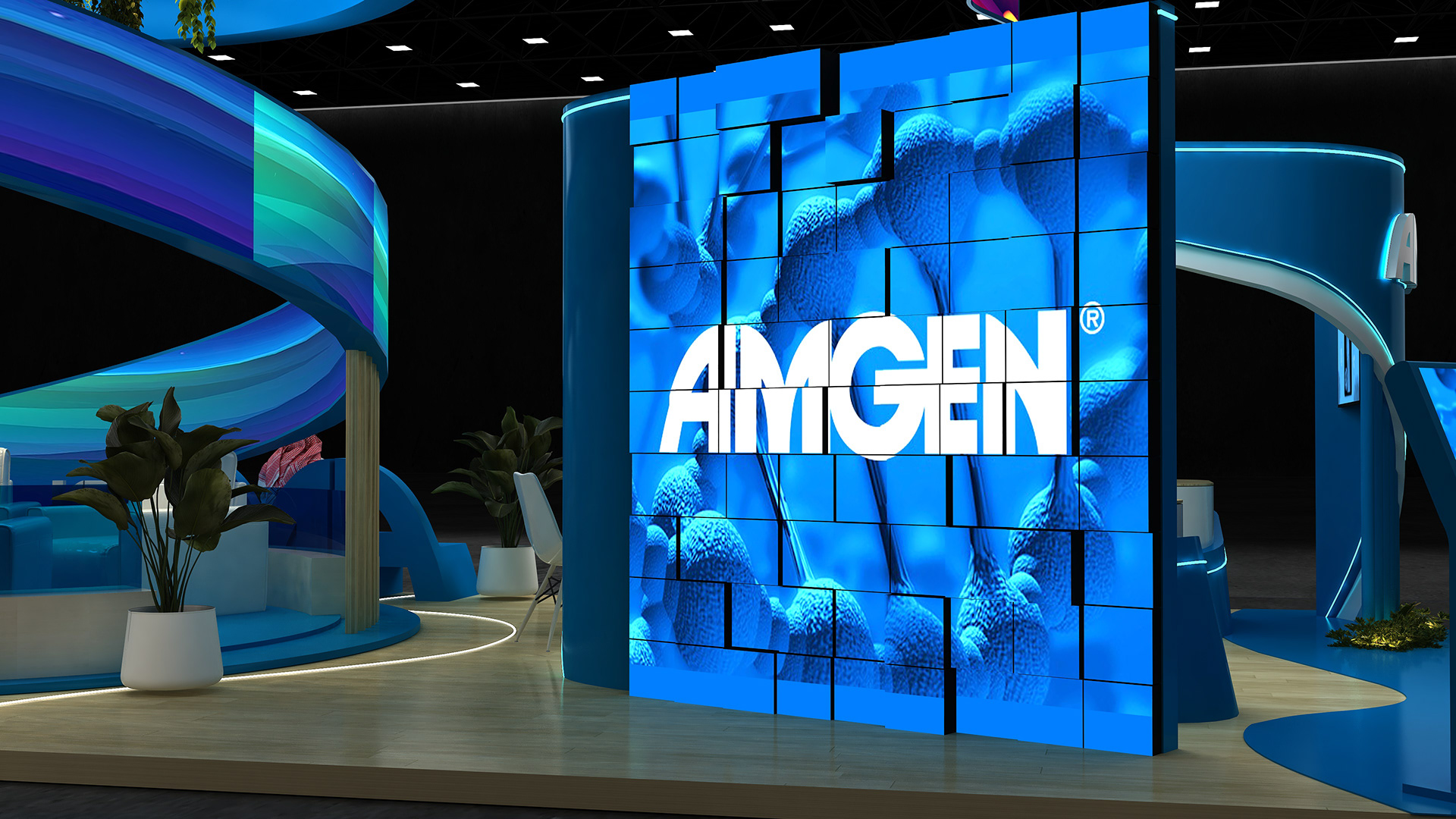 AMGEN展位设计提案丨阿联酋-28
