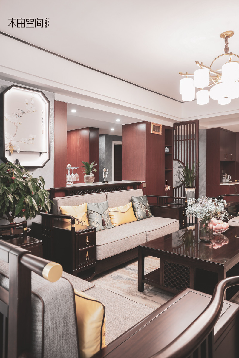 衡云府 140 平新中式风格设计-13