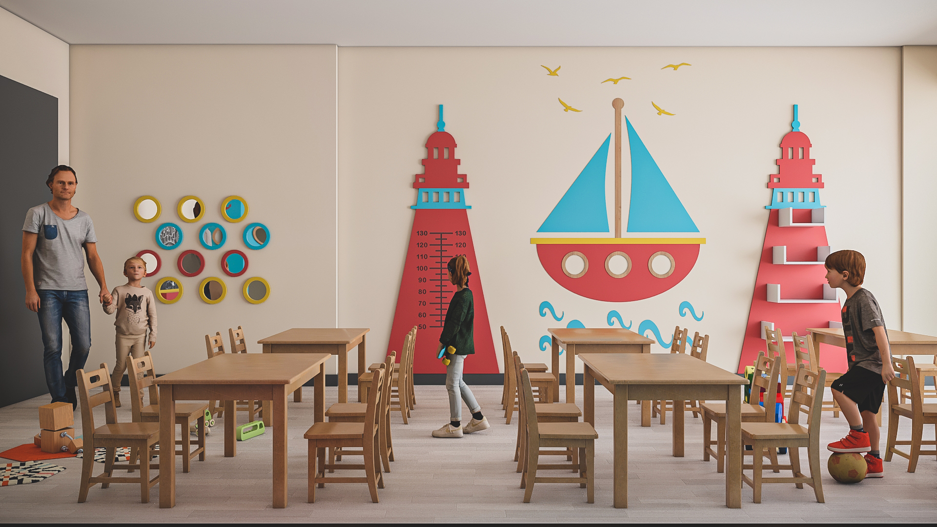 学前教育室内设计丨TurkeyKonya丨İbrahim Çetin Küçük-18