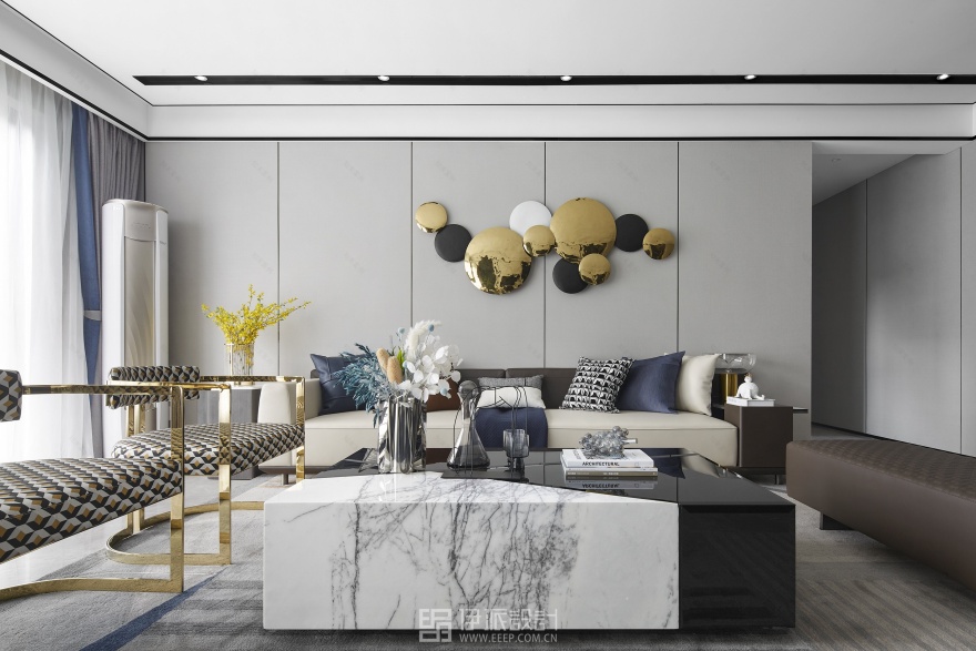 “青岛 TOP5 房企”云玺城样板房软装丨中国青岛丨深圳市伊派室内设计有限公司-26