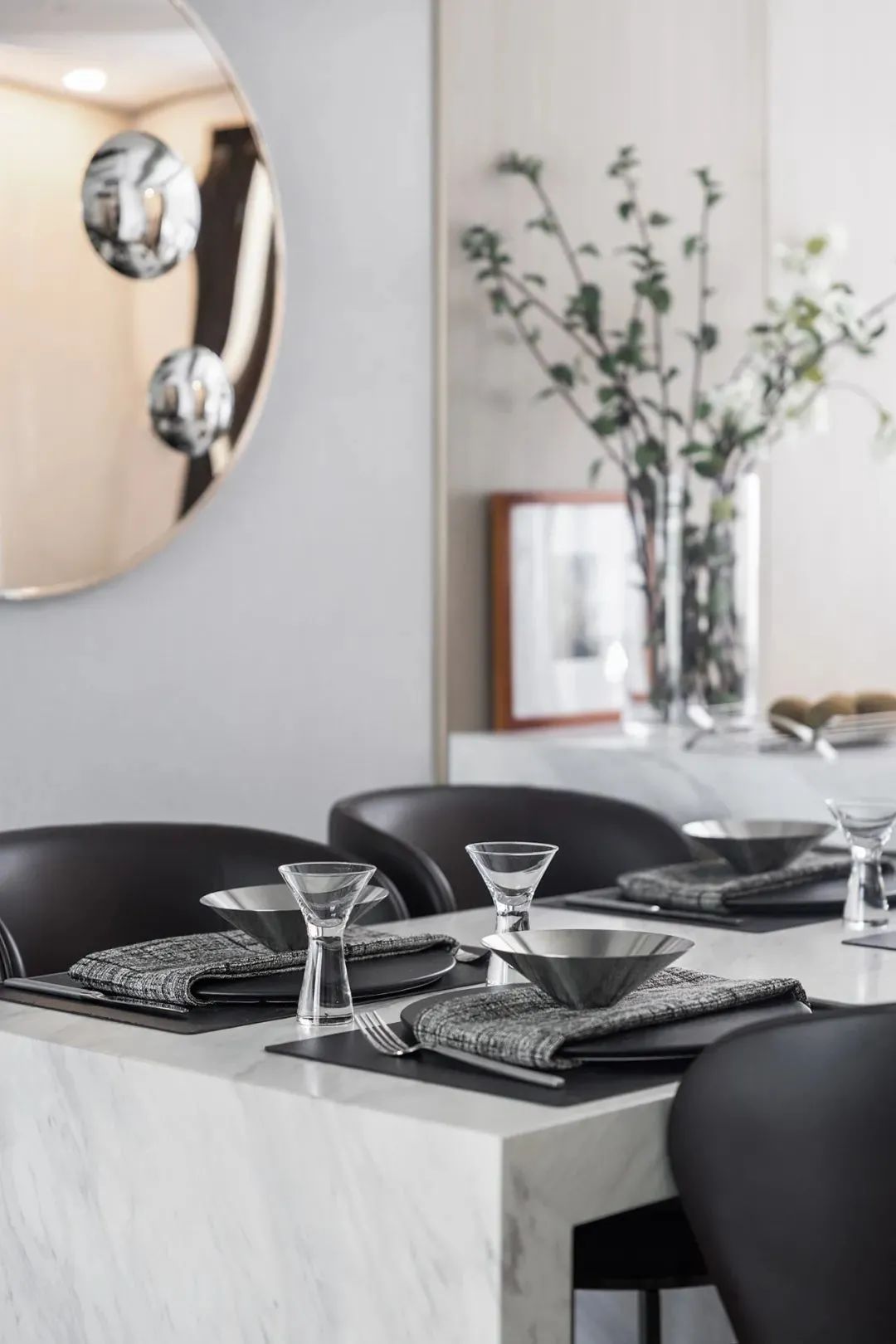 福州阳光城翡丽云邸样板房 | BOTTEGA VENETA 风格家居,低调奢华-11