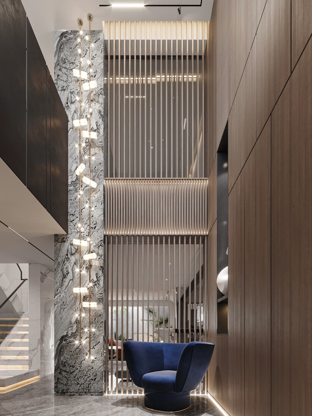 颜值与功能并存的现代别墅，看一眼就爱上-7