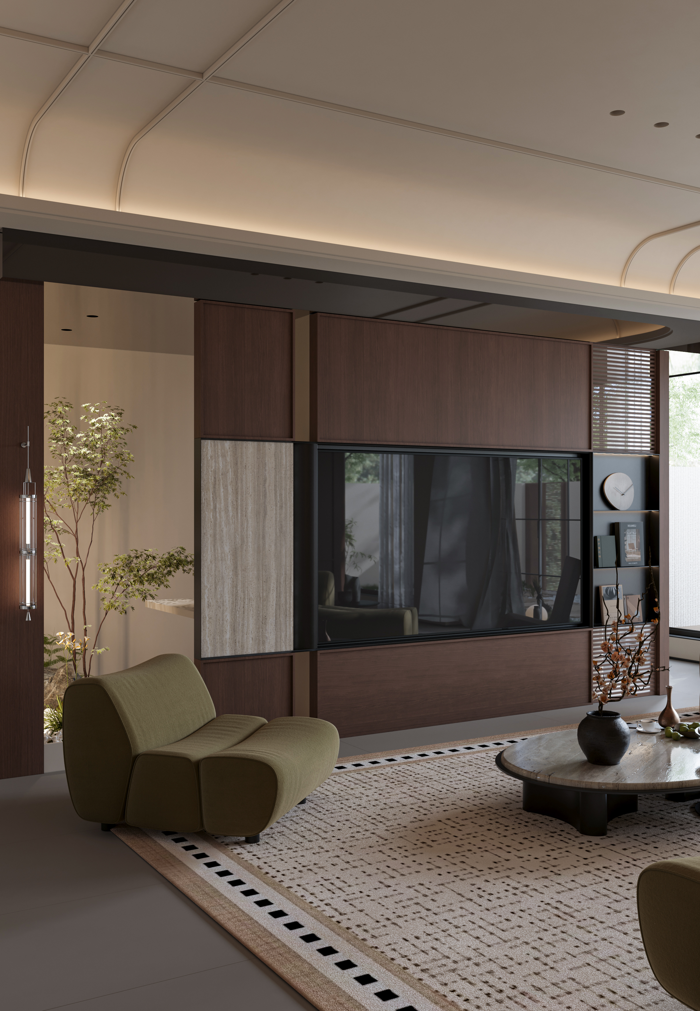 中古别墅设计效果图-7