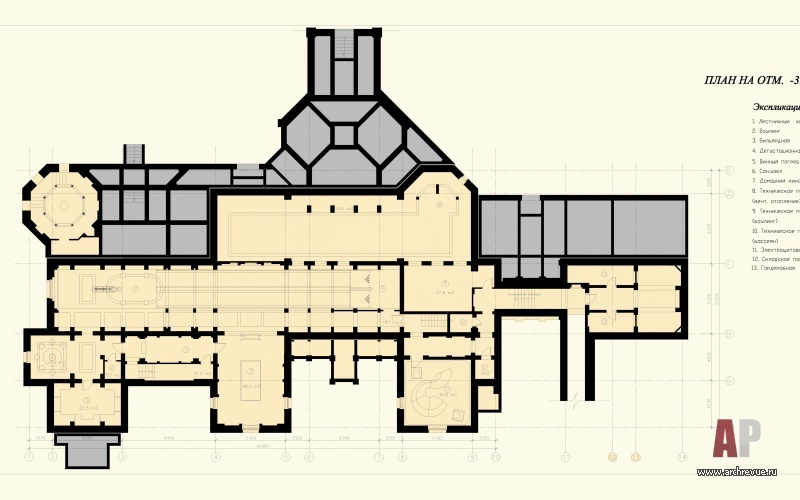 现代风格庄园室内外设计项目丨俄罗斯莫斯科-73
