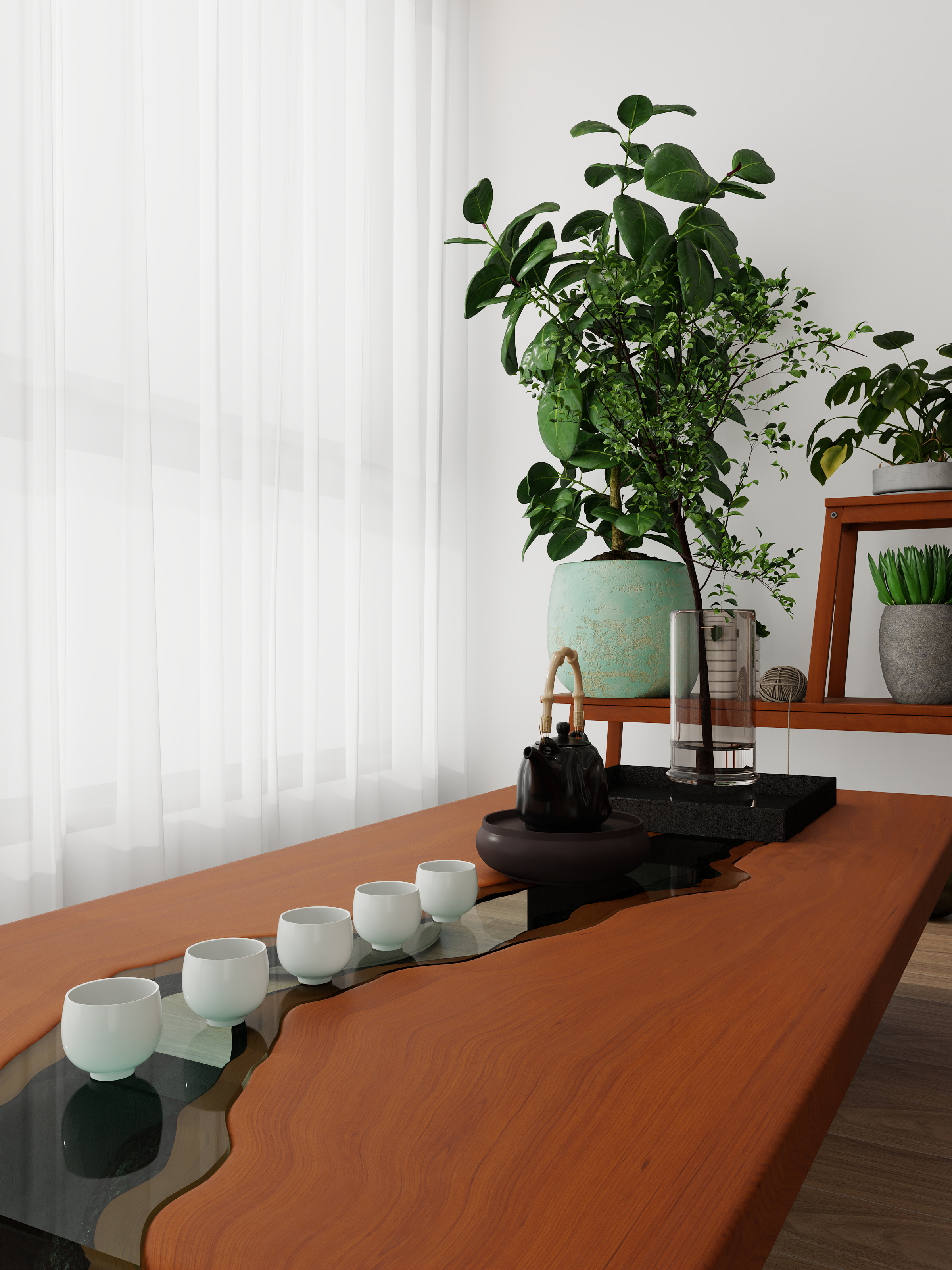 四川成都金域华府（100平方中古风三居室）-22