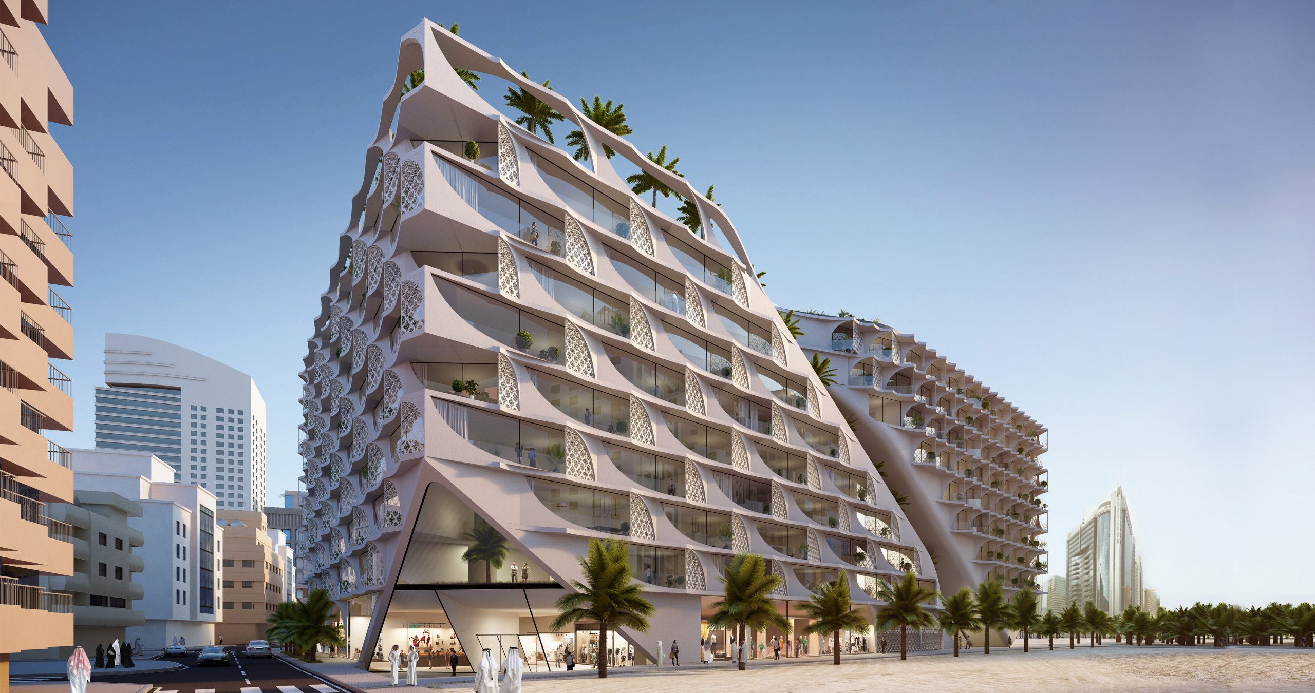 Abu Dhabi Mixed Use Development Abu Dhabi Peter Pichler Architecture-0