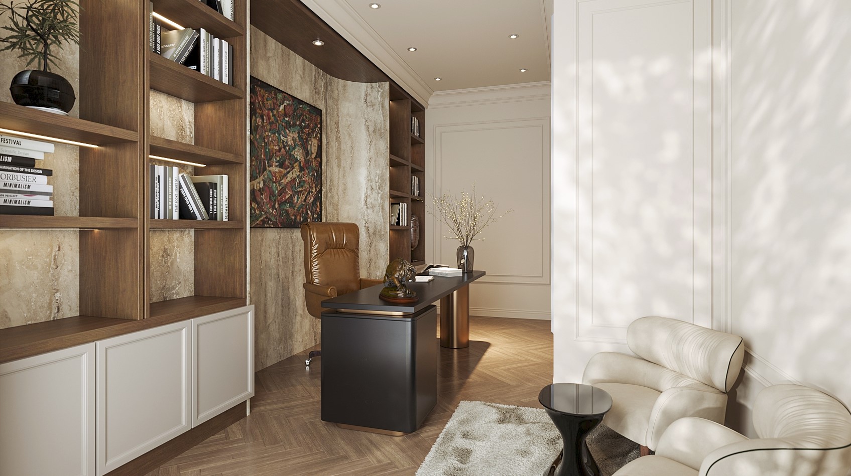 现代轻奢平层-8