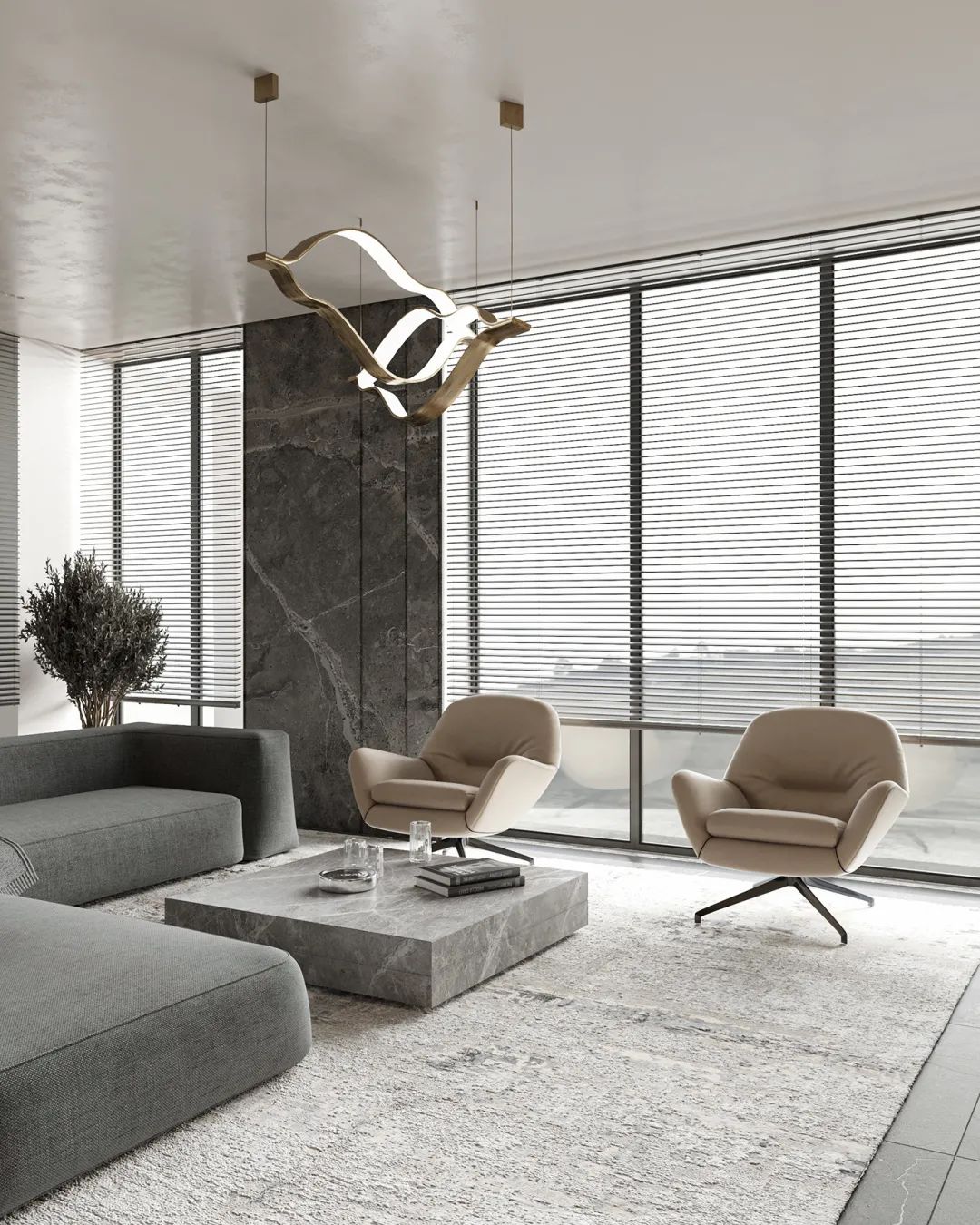 轻奢大平层 · 单身男士的温馨之家丨乌克兰基辅丨NOM BUREAU-40