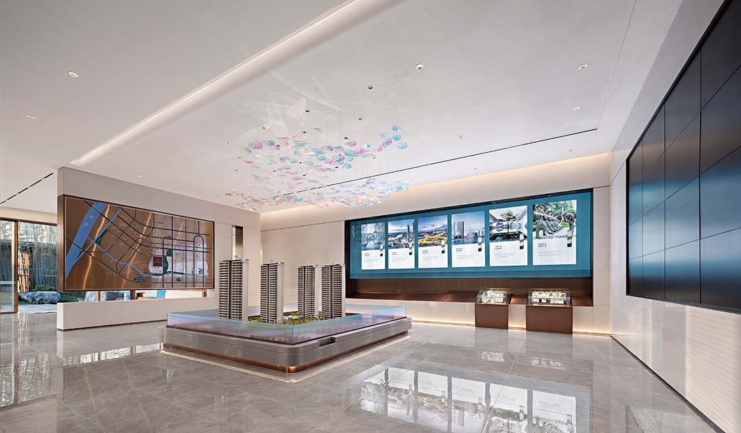 现代雅奢售楼中心设计， 时尚的简洁舒朗之美！-8