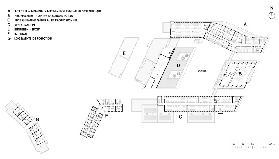 法国 Simone Veil 中学丨HellinSebbag Architectes Associés-75