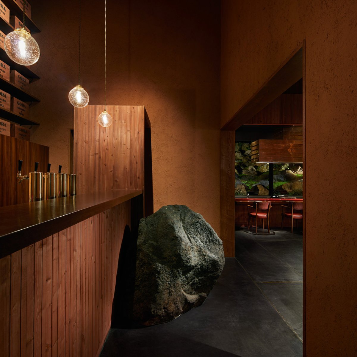 日本 Gora Brewery Grill 餐厅设计丨日本神奈川丨Hiroshi Nakamura&NAP-8