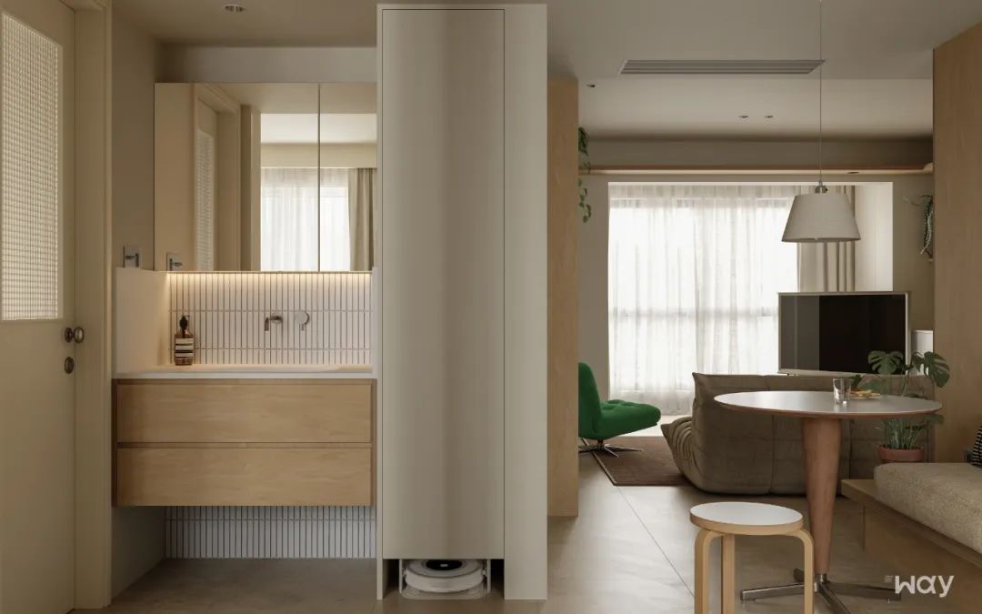 新作 · Mewtopia:66m² 人与猫的共享空间丨未止工作室-48