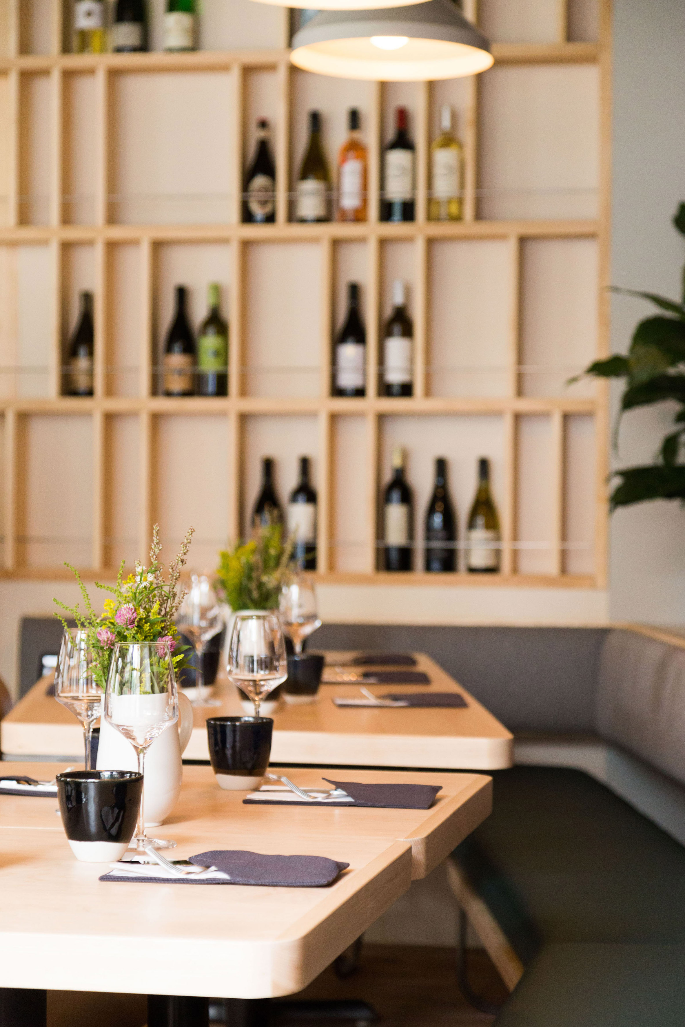 Atelier Filz designs bespoke lighting and chairs for restaurant in Quebec City-15