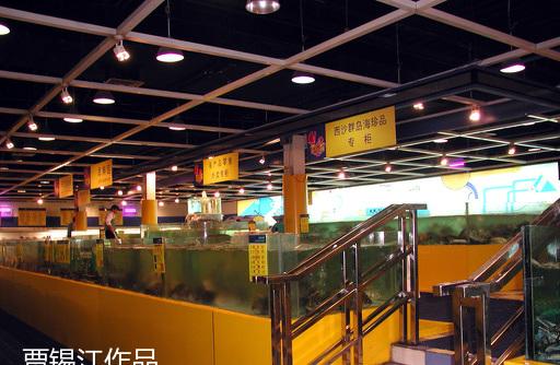 天津家和海鲜巨无霸——现代简约风格的海鲜餐厅设计-26