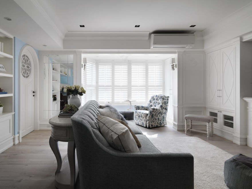 忠孝新生桑贝绘本风格现代轻美式新居丨尚展空间设计股份有限公司-5