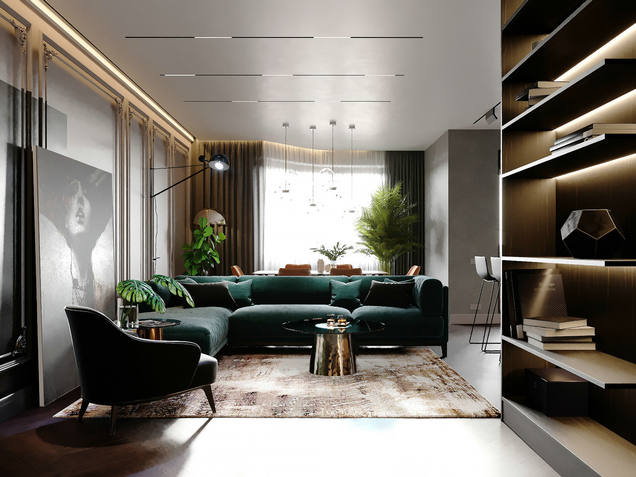 现代轻奢风典范  Ruslan Prosvirin 高清原图免费下载-1