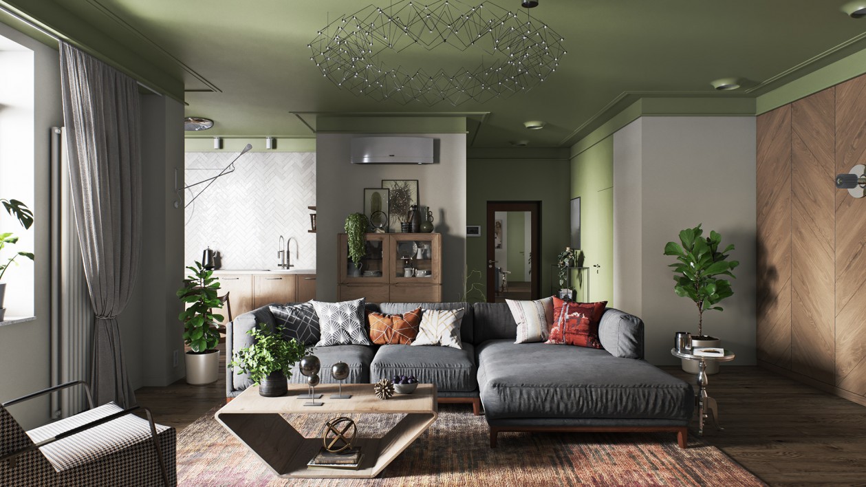 圣彼得堡 -98㎡混搭风公寓-0