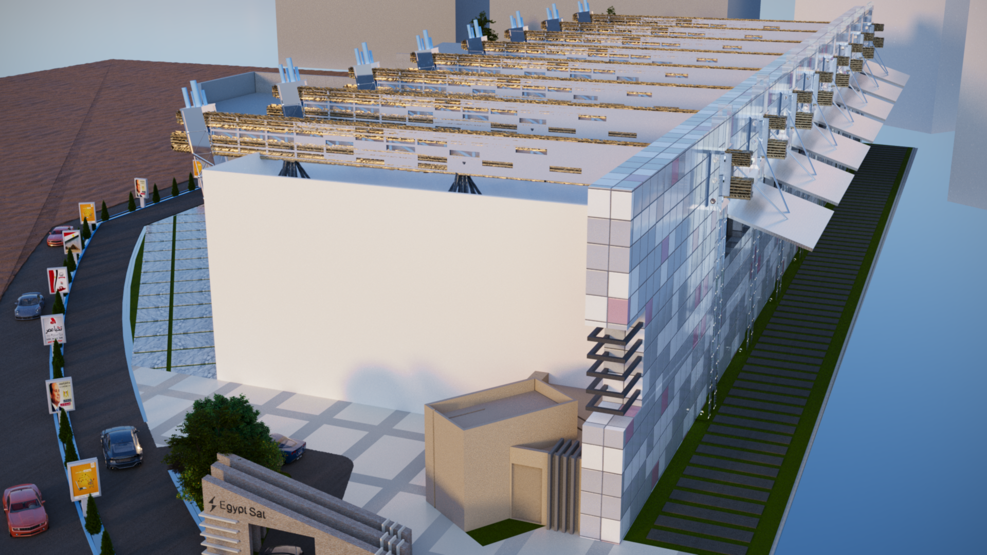 EgyptSat 公司电动汽车项目丨Elmallah 工程与承包公司-14