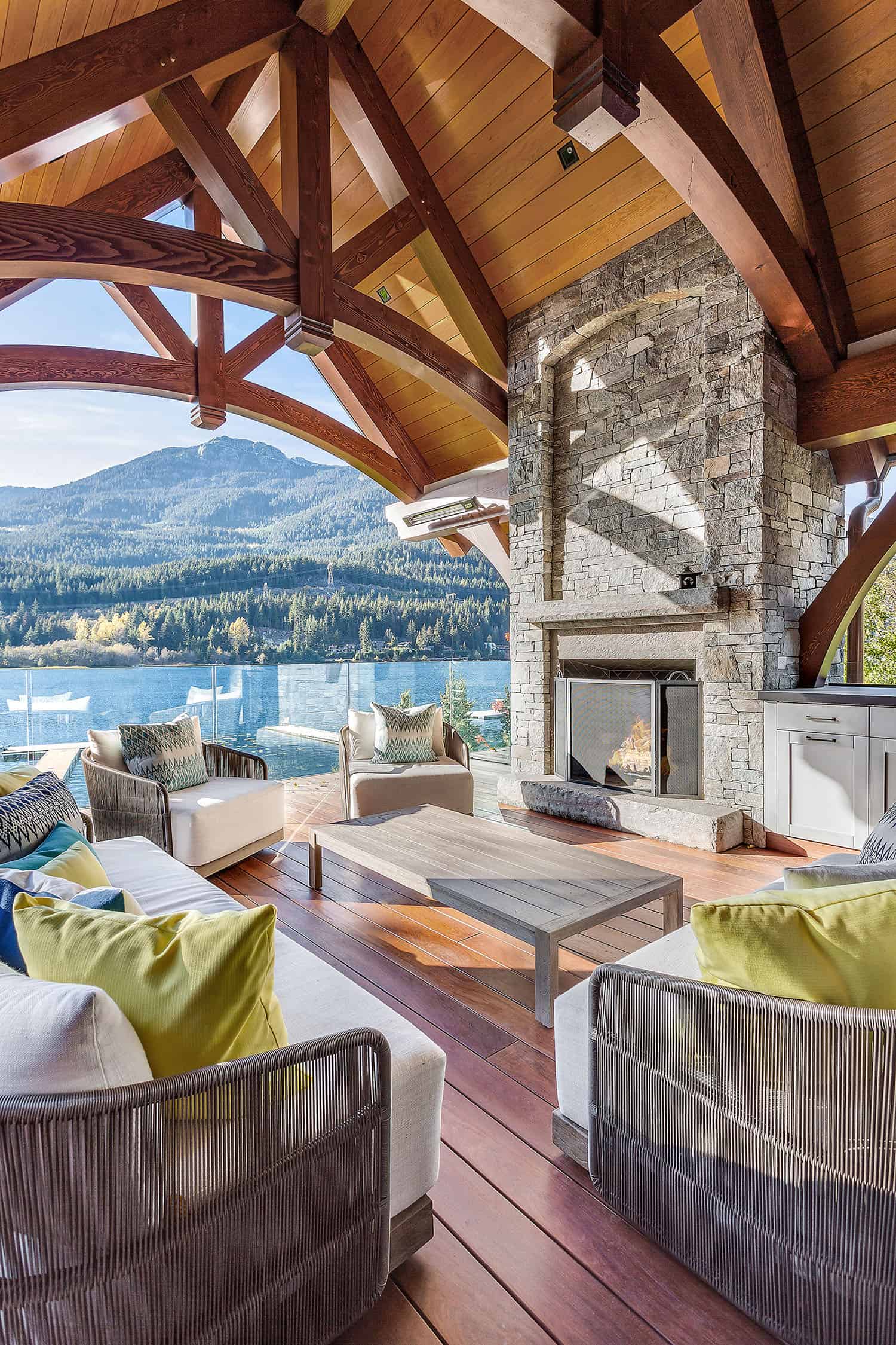 Modern timber frame home in Whistler designed for entertaining-14