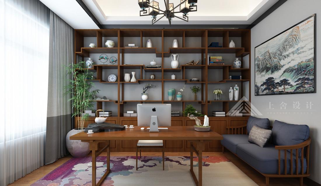 阳光栖谷翡翠园新中式复式设计-15