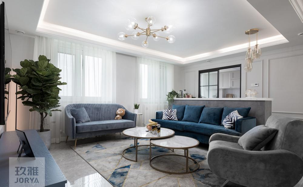 陆离设计师打造开放式平层空间，卧室变吧台书房-51