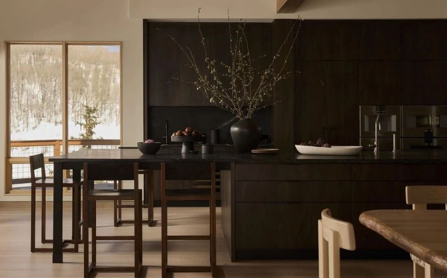 SVK Interior Design高山上的宁静雪屋丨旧金山室内设计师Senalee Kapelevich-0