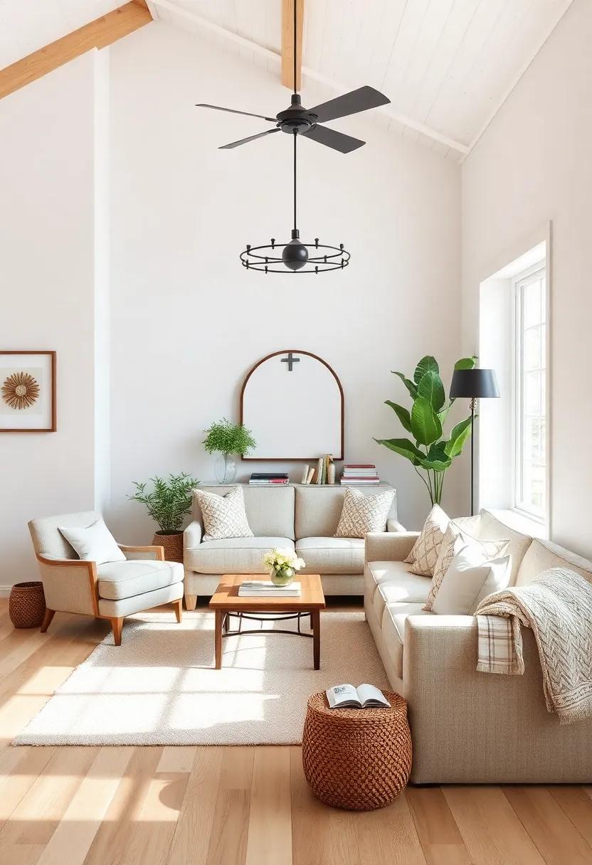 设计中性农舍风格客厅营造优雅宁静氛围-174